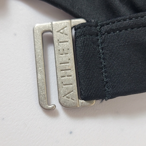 Athleta Floral Polynesia Swim Halter Bikini Top Sz 40D/DD - Picture 11 of 14